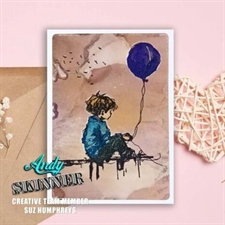 Creative Expressions Cling Stamp - Andy Skinner / Nowhere To Go But Up!